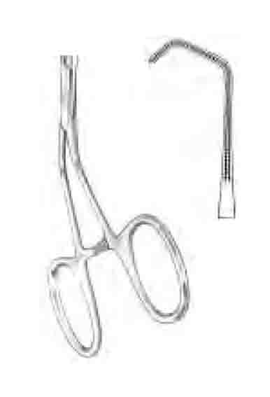 DE BAKEY-CASTANEDA TİTANYUM MİKRO VASKULER KLEMP  (C) 12 CM